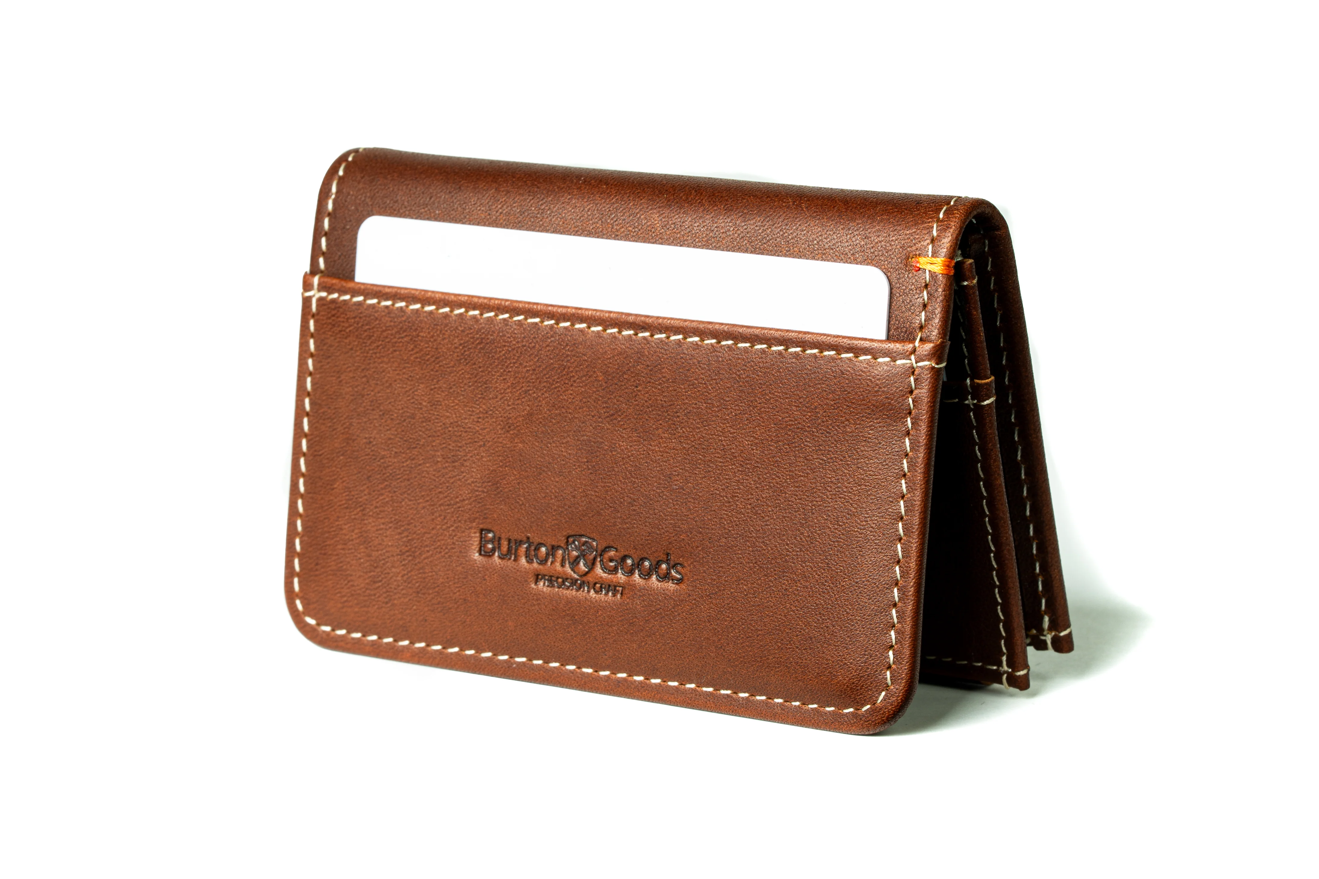Ultra Compact Bi-Fold Leather Wallet - Image 12
